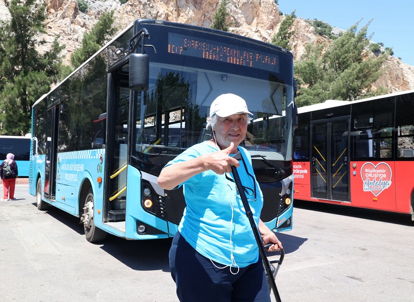 Sarısu Kadınlar Plajı’na ücretsiz ring seferleri başladı