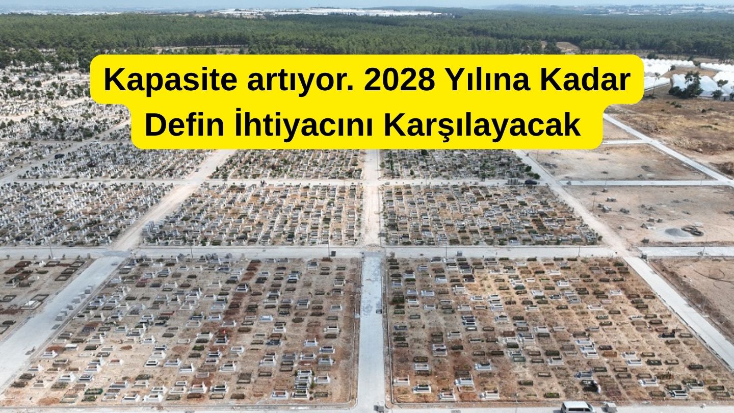 Kurşunlu Kent Mezarlığı’nın yüzde 20’si doldu