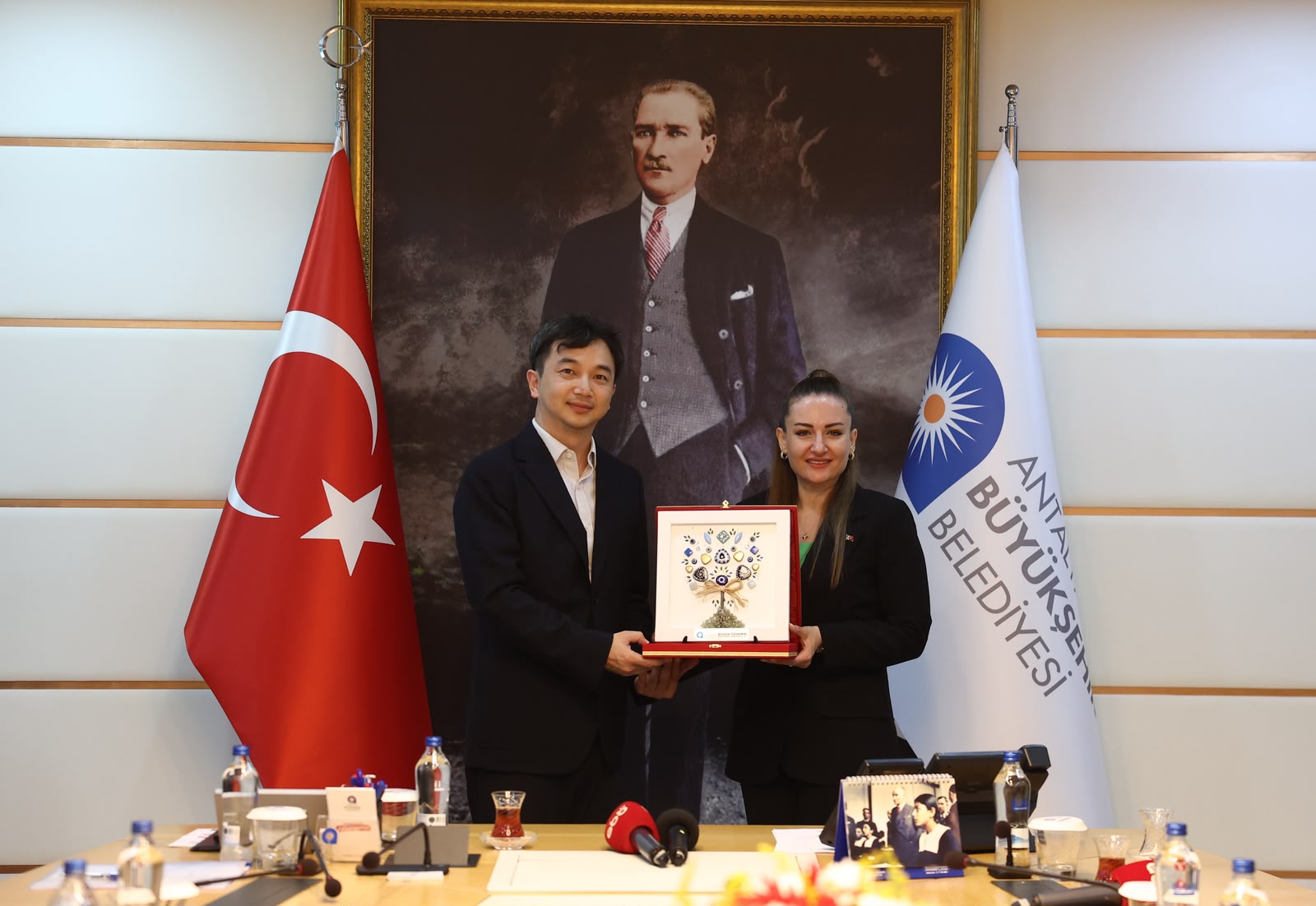 Çinli dijital seyahat platformu Fliggy’nin yöneticileri Özdemir’i ziyaret etti