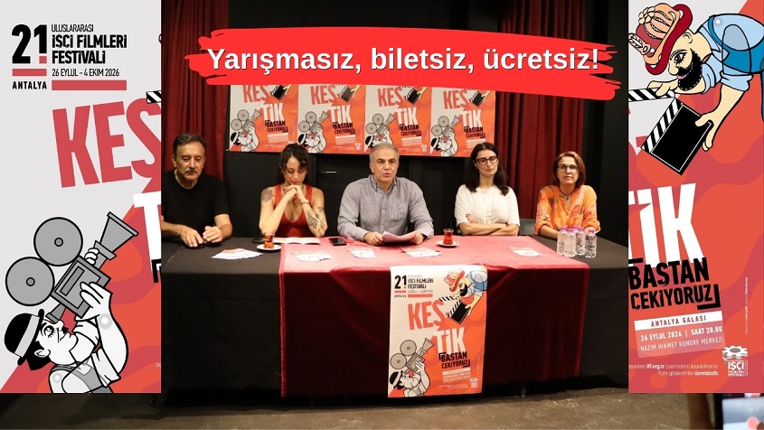 Uluslararası İşçi Filmleri Festivali Antalya’da Başlıyor